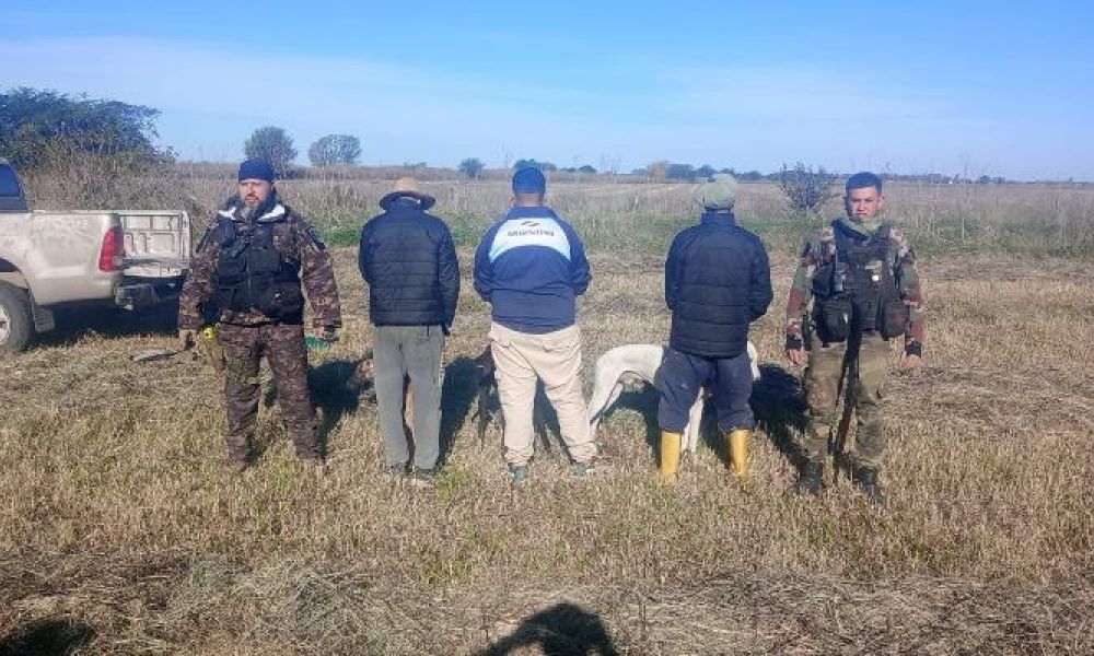 Cazadores furtivos fueron detenidos tras un operativo
