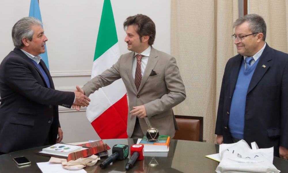 Martínez recibió al Cónsul General de Italia en Rosario