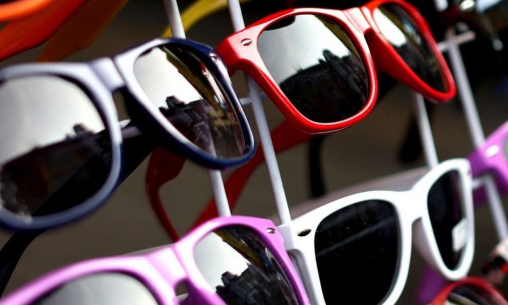 Anteojos de sol de mala calidad