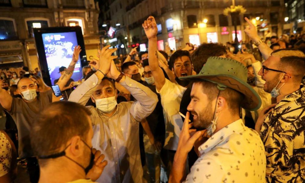 Festejo en España