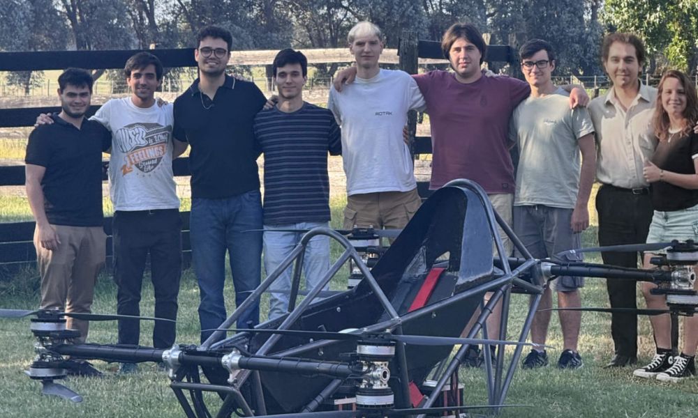 De una idea de secundaria a un eVTOL que ya vuela