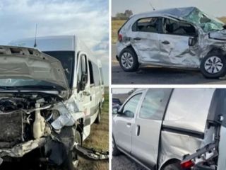 Fatal accidente cerca de Pergamino: Fallece juninense en cudruple choque