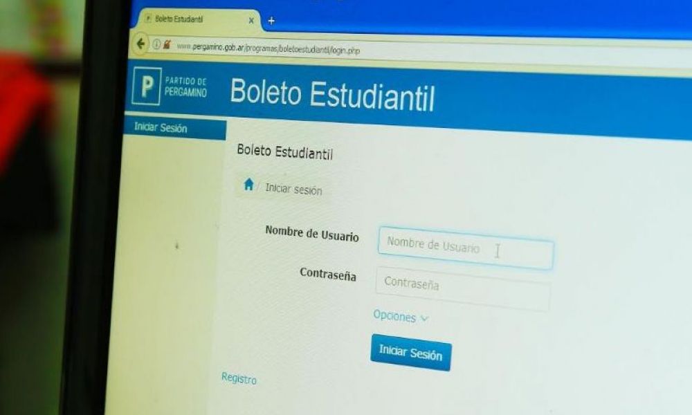 Boleto Estudiantil Gratuito