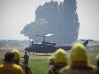 El Ejrcito Argentino refuerza la lucha contra los incendios en la Patagonia