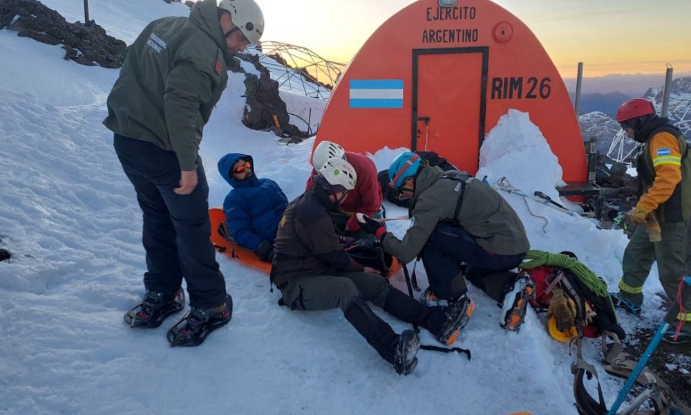 Rescate heroico en las alturas