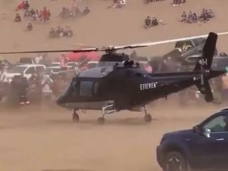Escndalo en Pinamar: Aterrizaje en helicptero desata polmica y sancin al piloto