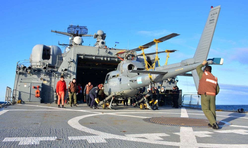 Así se entrena la Armada Argentina