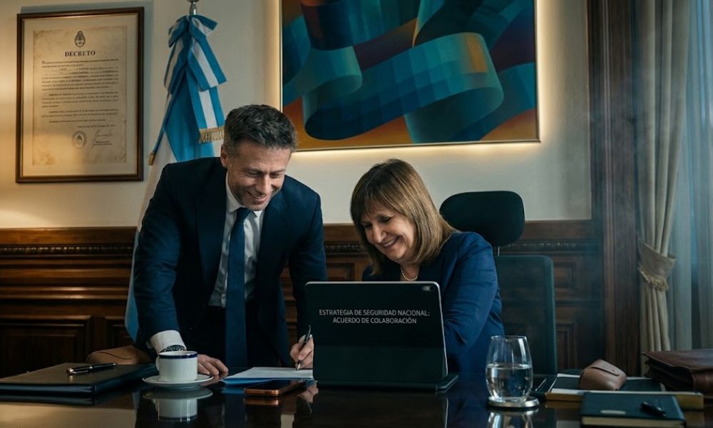 Milei habló del video de Bullrich