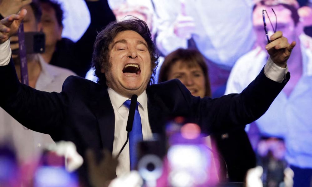 Triunfo contundente de Javier Milei