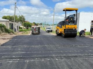 Plan de contenerizacin en el Partido y obras en Barrio Ameghino