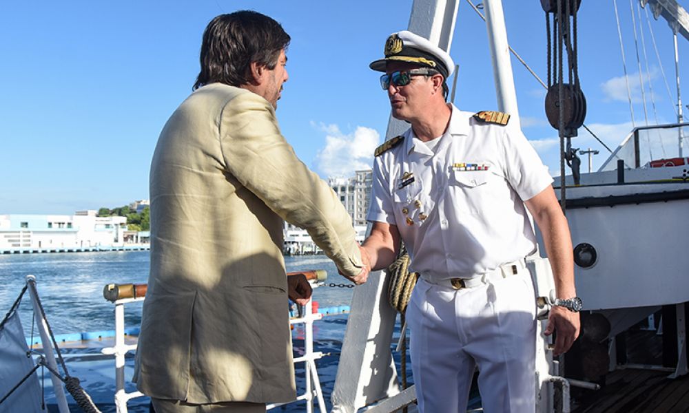 La Fragata ARA Libertad atraca en San Juan de Puerto Rico