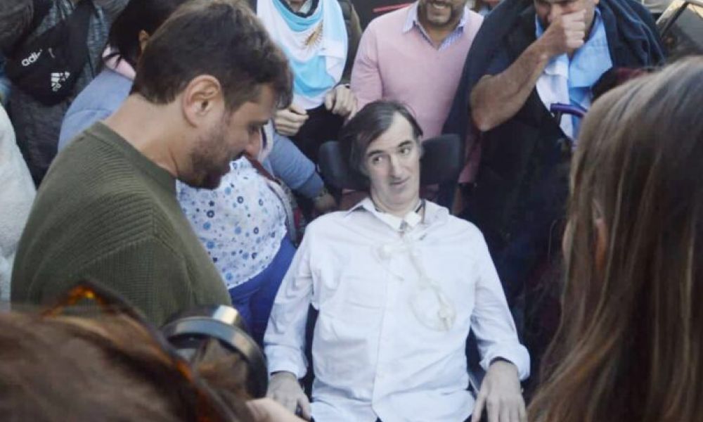 Esteban Bullrich junto a Juan Grabois