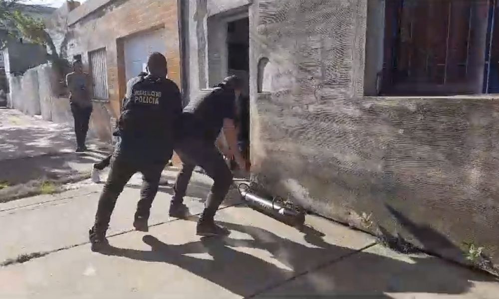 Operativo antidrogas en Pergamino