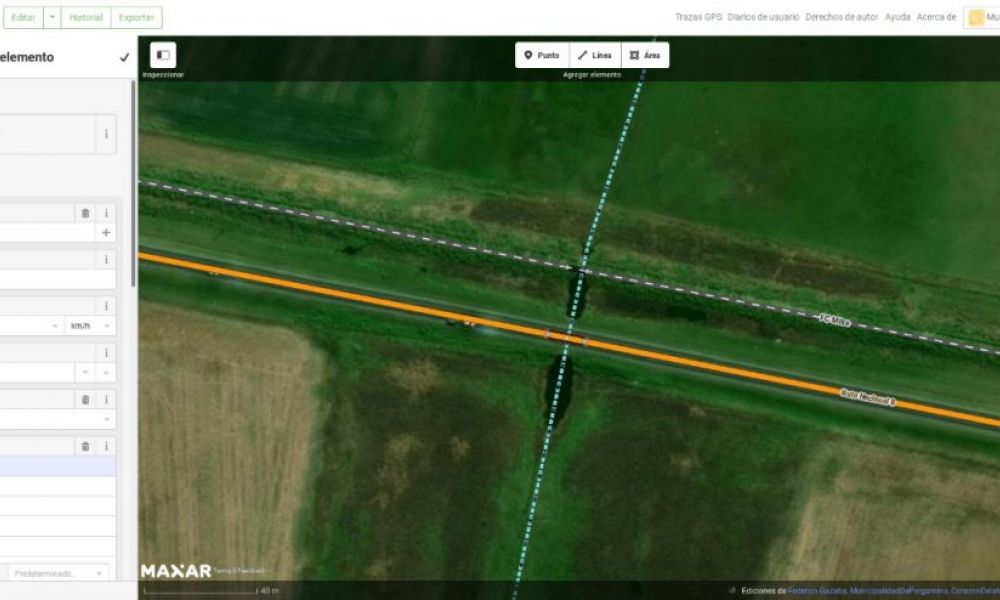 Mapeo del área rural del Partido de Pergamino