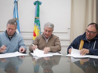 Pergamino firmó un convenio clave con AIANBA y CIAFBA para potenciar el desarrollo agropecuario