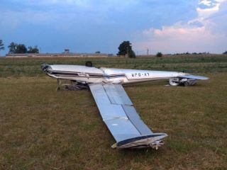 Un incidente deja definitivamente fuera de vuelo al planeador emblema del Aeroclub Pergamino