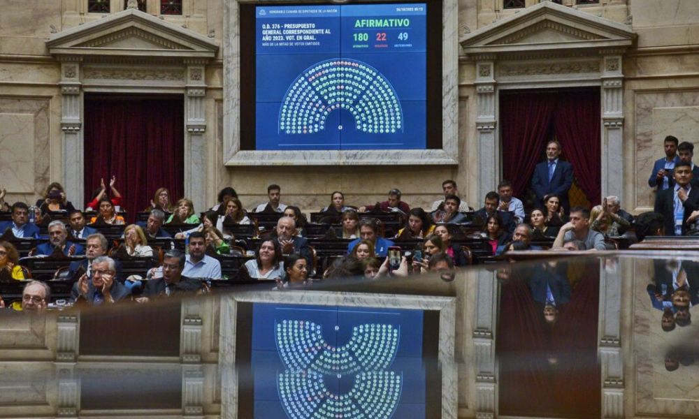 Diputados aprobó el Presupuesto