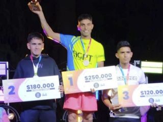 Pergamino Corre: Enzo Fernndez y Brenda Bernard brillaron en la Carrera Nocturna