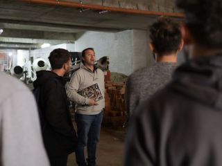 Pergamino impulsa su escena cultural: Referentes locales recorrieron el Teatro San Martn en obra