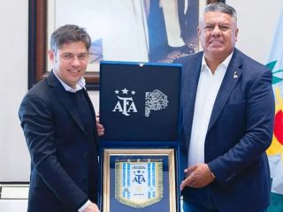 El Estadio nico ser la nueva casa del ftbol argentino: Tapia y Kicillof firmaron un acuerdo estratgico