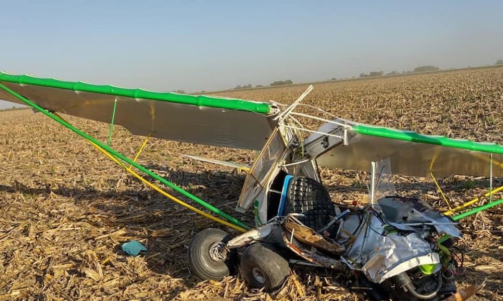 Cae avión en inmediaciones del Aeroclub