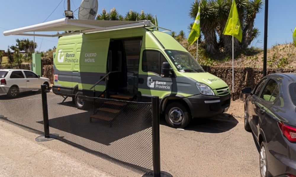 Cajeros móviles en la Costa Atlántica