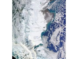 La Patagonia bajo un manto blanco: la imagen viral de la NASA que revela el impacto del temporal