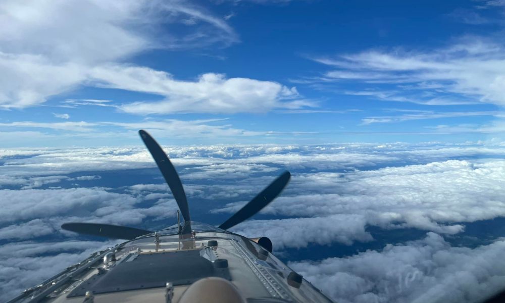 Matías Gurmandi en vuelo