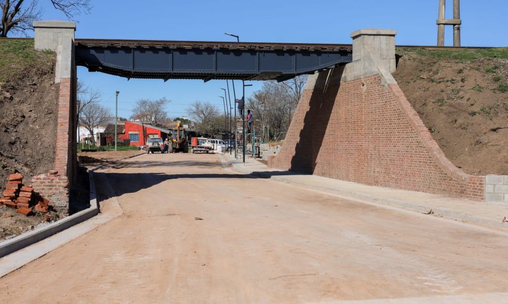 Importantes avances en la obra del pase vehicular