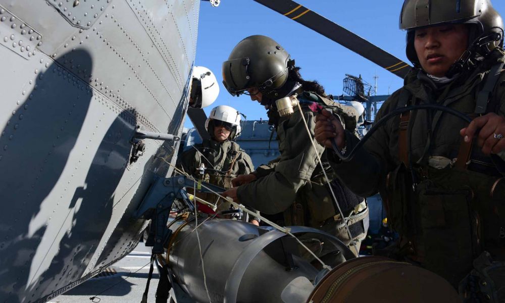 La Armada Argentina completó un nuevo adiestramiento naval