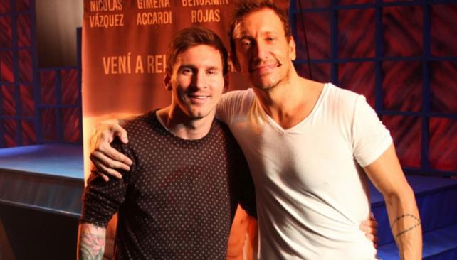 Messi y Nicolás Vázquez