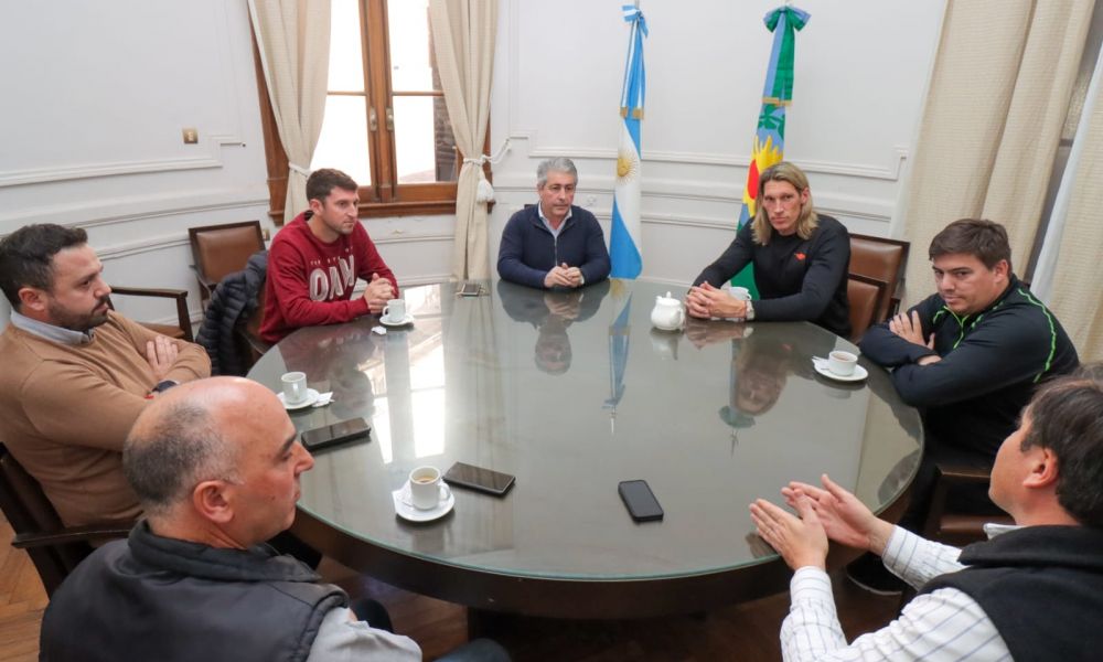 El Intendente recibió a Walter Herrmann