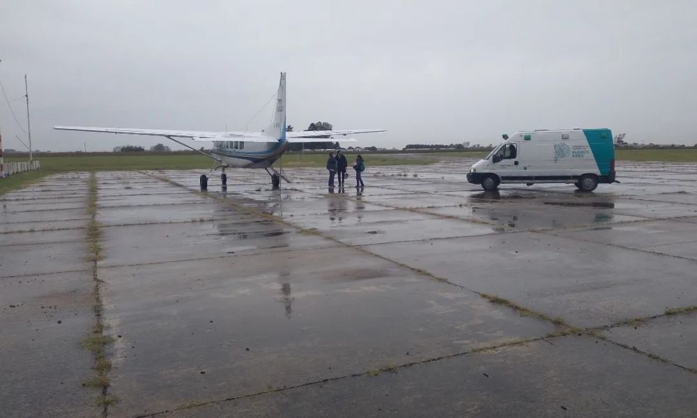 Un llamado del CUCAIBA originó un nuevo vuelo sanitario