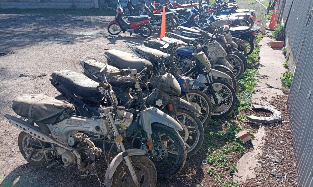 65 motos retenidas por infracciones graves