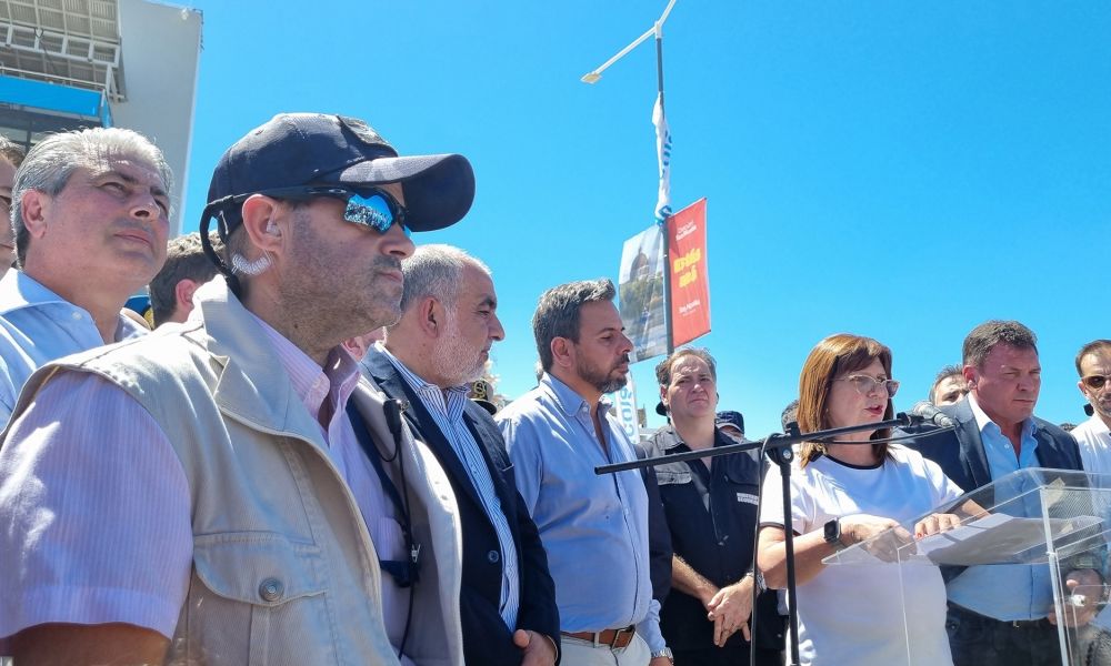 Martínez junto a Bullrich en Expoagro