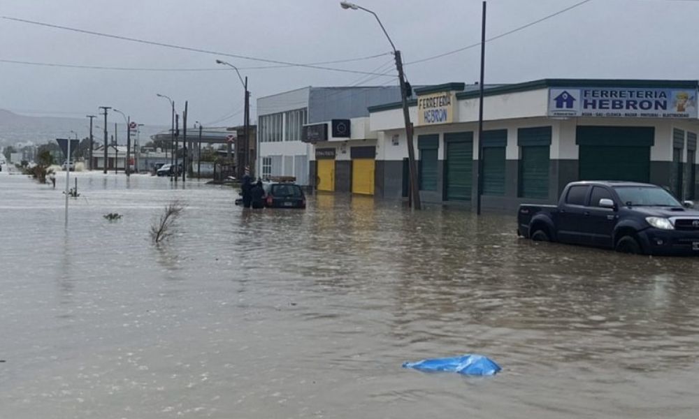 Comodoro Rivadavia bajo el agua