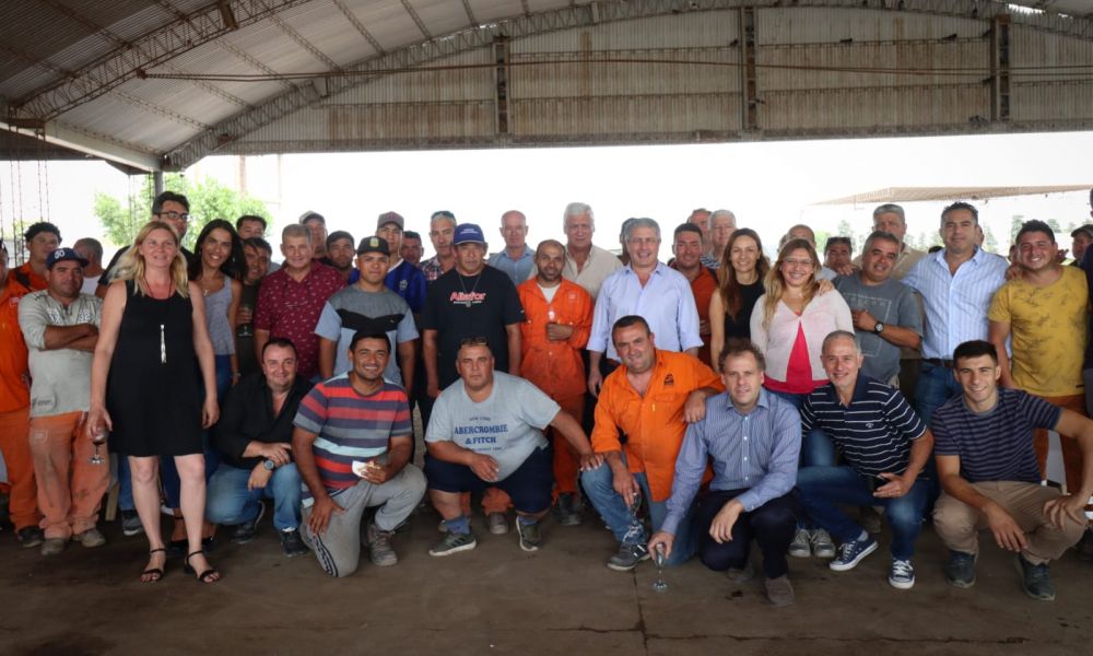 Brindis de fin de año en el Palacio Municipal