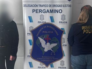 Detuvieron en Pergamino a una mujer prfuga por causas de drogas