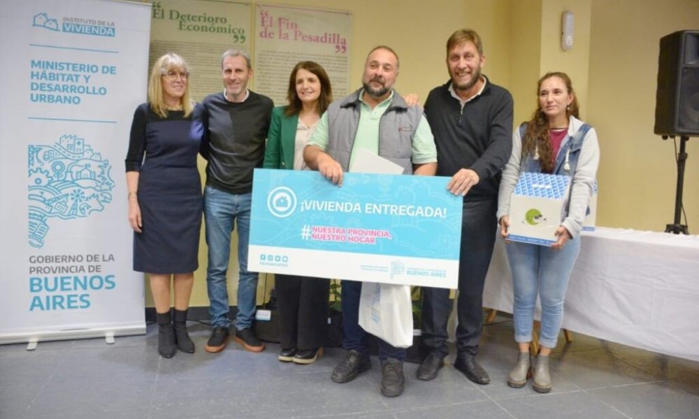 La Provincia entregó viviendas en Pergamino