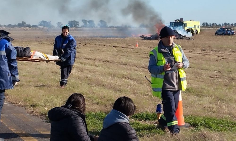Así se prepara la ANAC para enfrentar emergencias aéreas