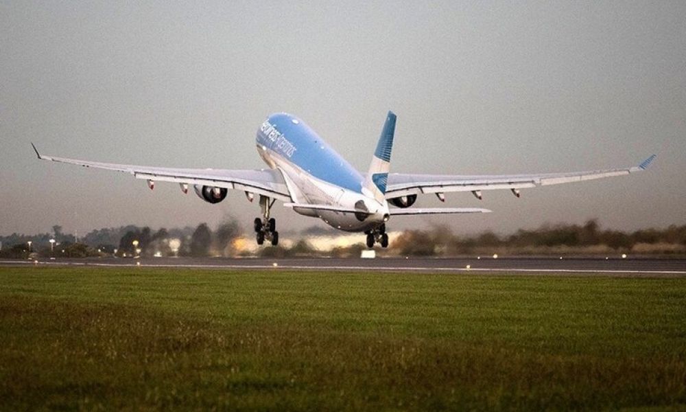 Vuelo de Aerolíneas Argentinas