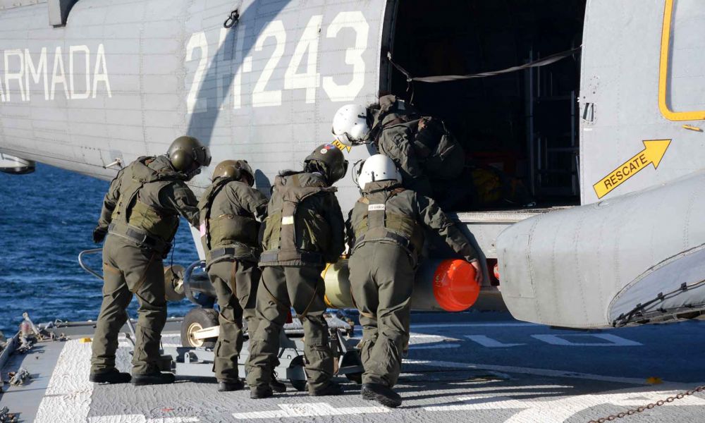 La Armada Argentina completó un nuevo adiestramiento naval