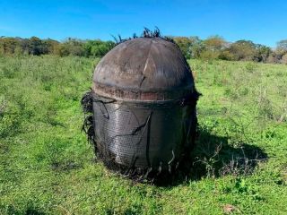 Chaco: Removieron la chatarra espacial hallada en un campo de Puerto Tirol