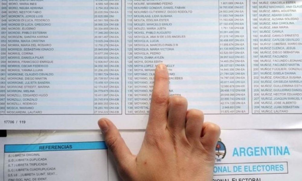 Cambian masivamente los lugares de votación en la provincia