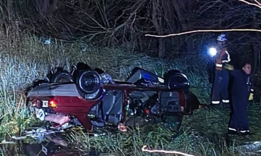 Tragedia en la Ruta 9: Un auto cayó a un arroyo