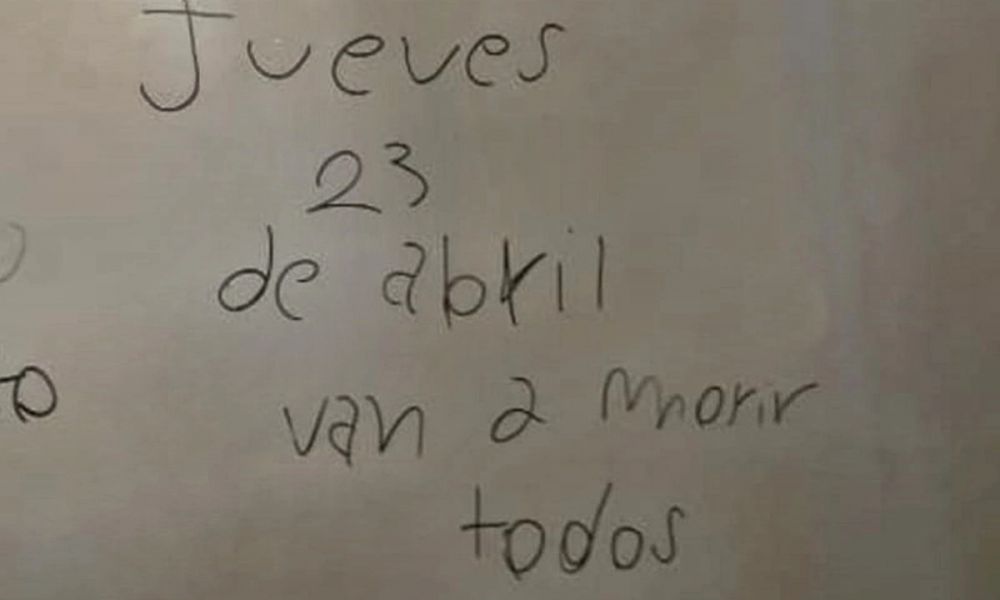 Amenazas en escuelas