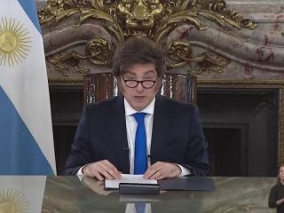Milei endurece su mensaje: Si quieren volver atrs, me van a tener que sacar con los pies para adelante