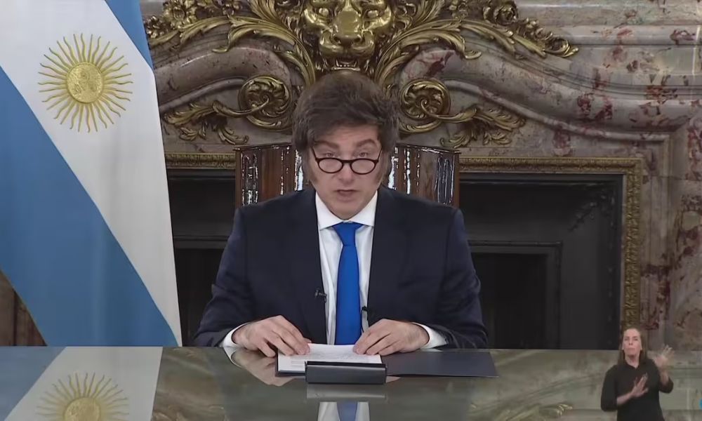 El mensaje de la Cadena Nacional de Milei