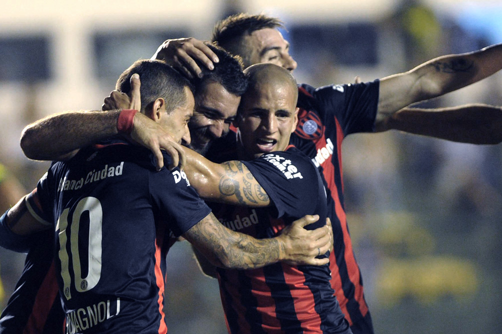 San Lorenzo en el festejo de ayer