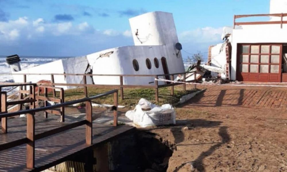 Sudestada en Mar del Tuyú